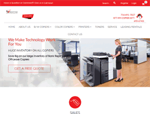 Tablet Screenshot of copyfaxprinter.com